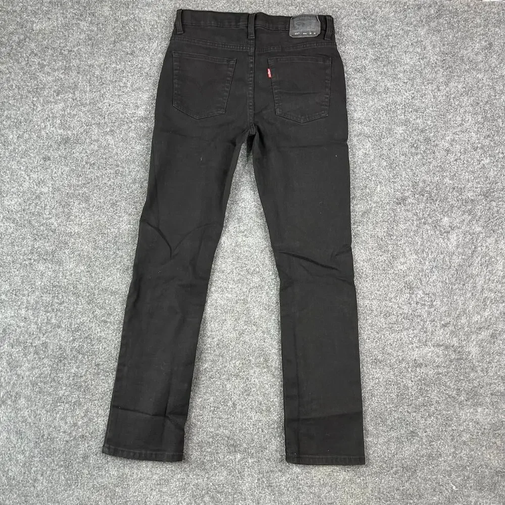 Levis Jeans Mens Size‎ 29x31 Performance 511 Black Slim Straight Stretch Pants